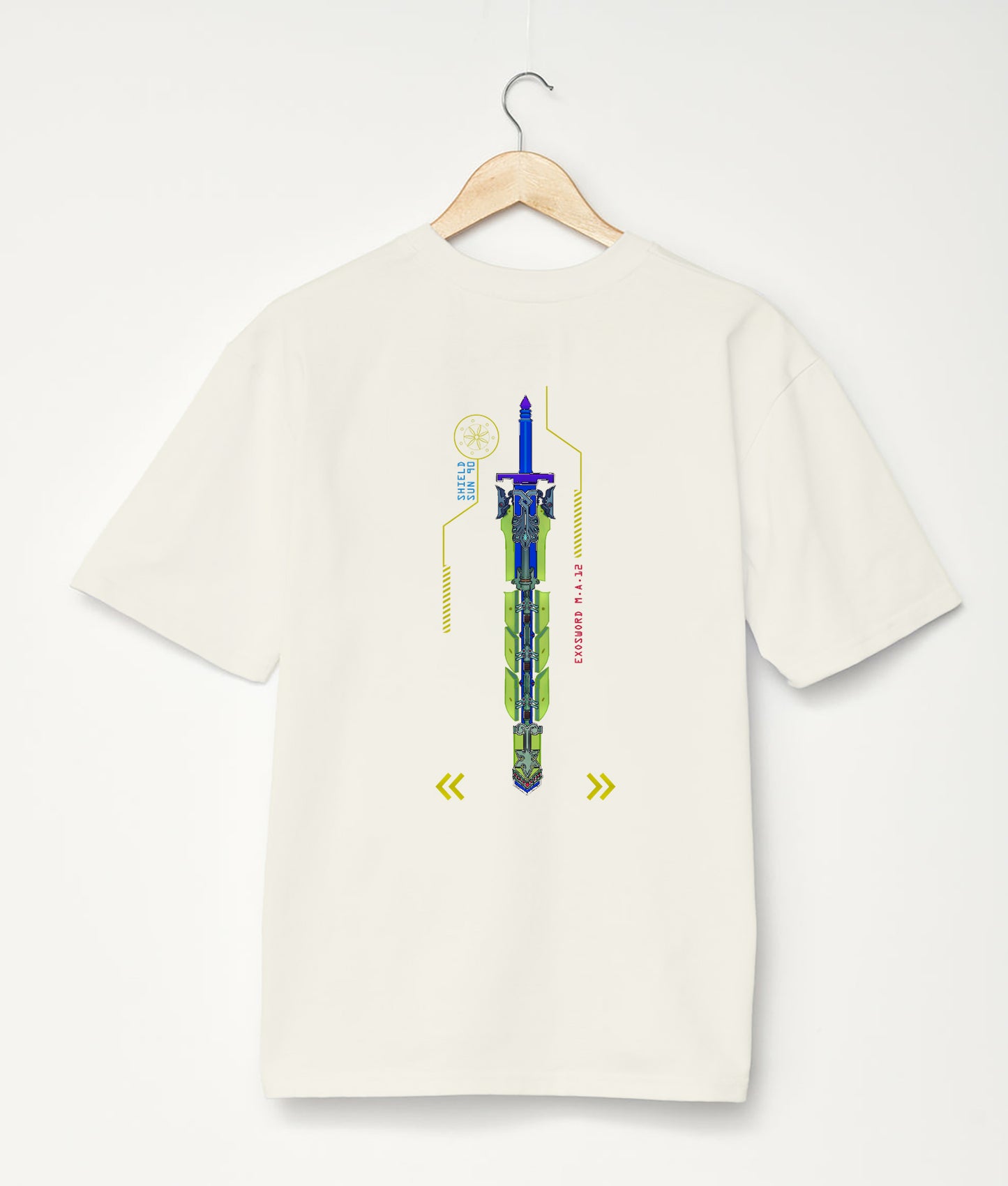 Cyber Evgenia - Future in Your Hands - White Oversized Tee