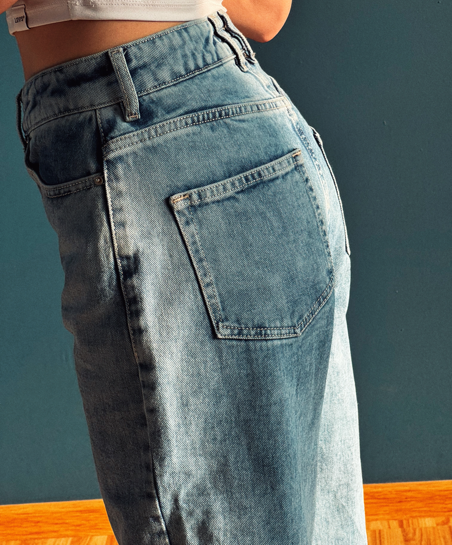 Baggy jeans - light blue denim