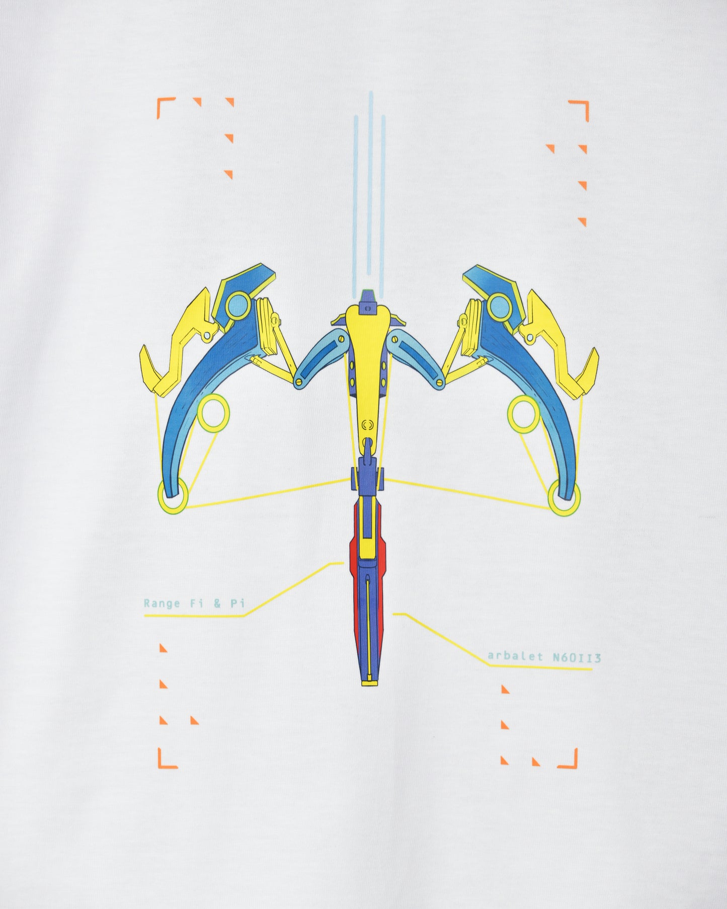 Cyber Haik - White Graphic Tee
