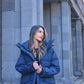 Winter warm jacket - dark blue