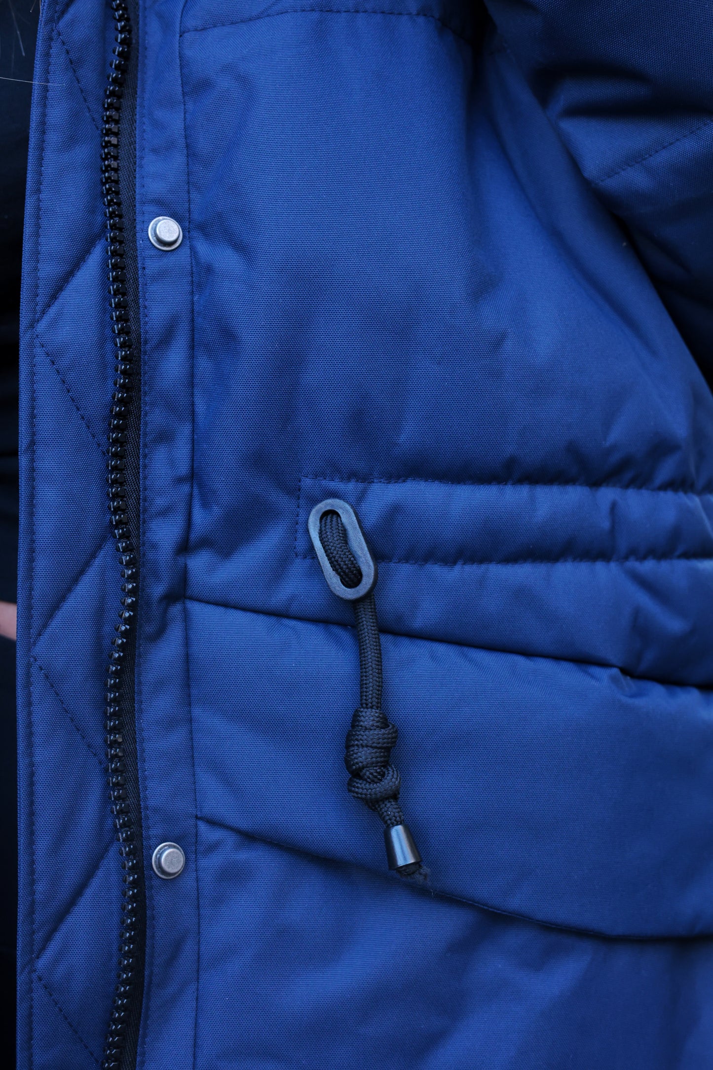 Winter warm jacket - dark blue