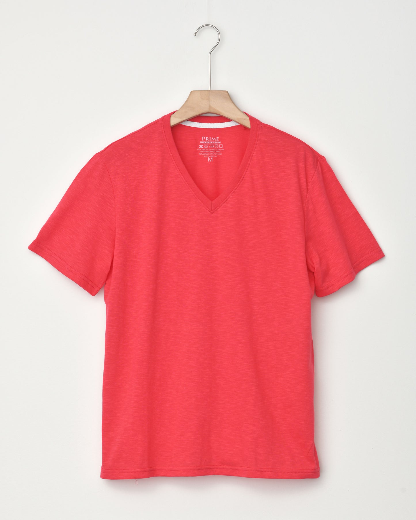 Magenta T-shirt V Neck