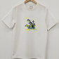 Cyber Davit - White Graphic Tee