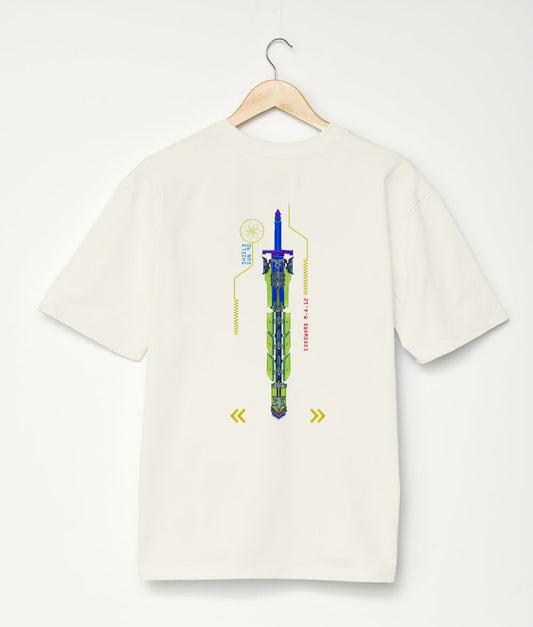 Cyber Evgenia - Future in Your Hands - White Oversized Tee