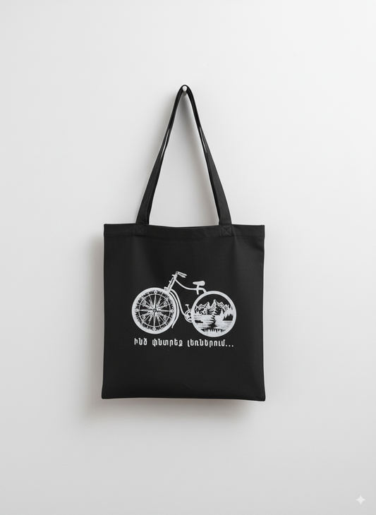 Find Me in the Mountains – Limited Edition black - Tote Bag
