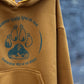 Khosrov Forest kids hoodie with Bear Paw Green Design