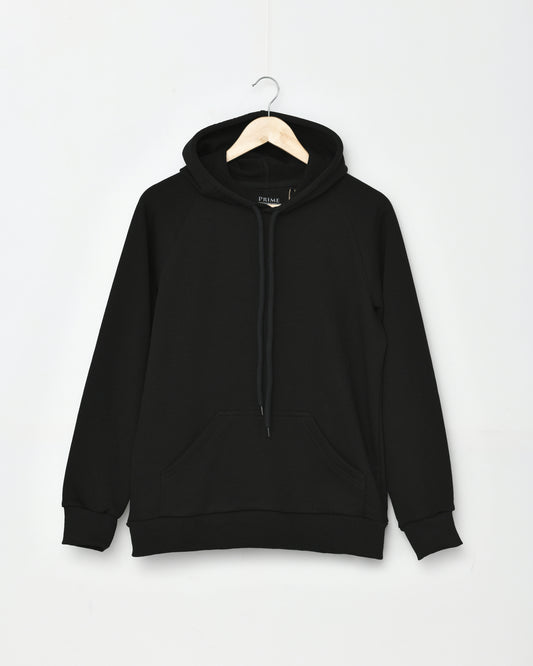 Simple black hoodie