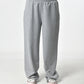 Straight Leg Pants Gray