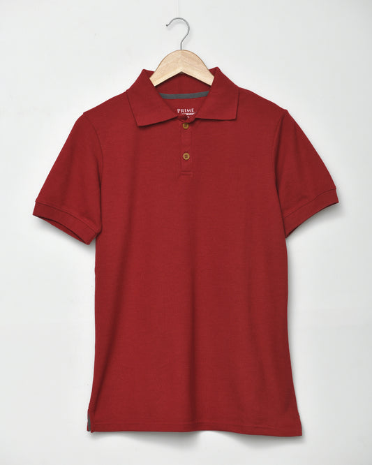 Polo T-shirt Bordo