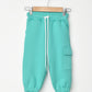 Dark turquoise pants