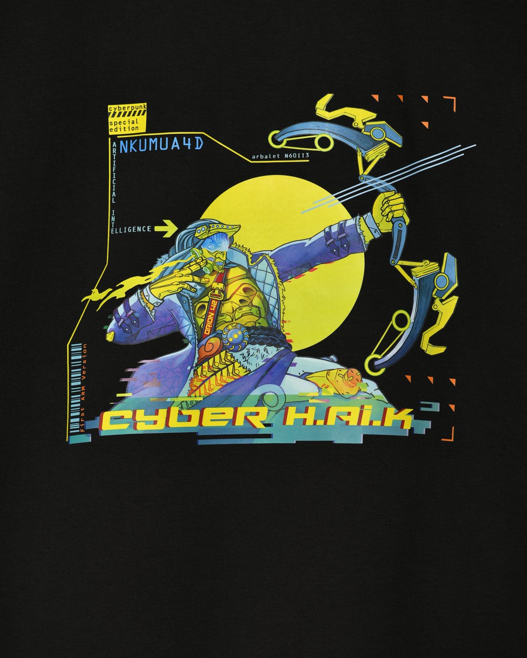 Cyber Haik - Hayk Nahapet - Graphic Tee (Neon)