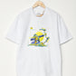 Cyber Haik - White Graphic Tee (Over Size)