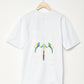 Cyber Haik - White Graphic Tee (Over Size)