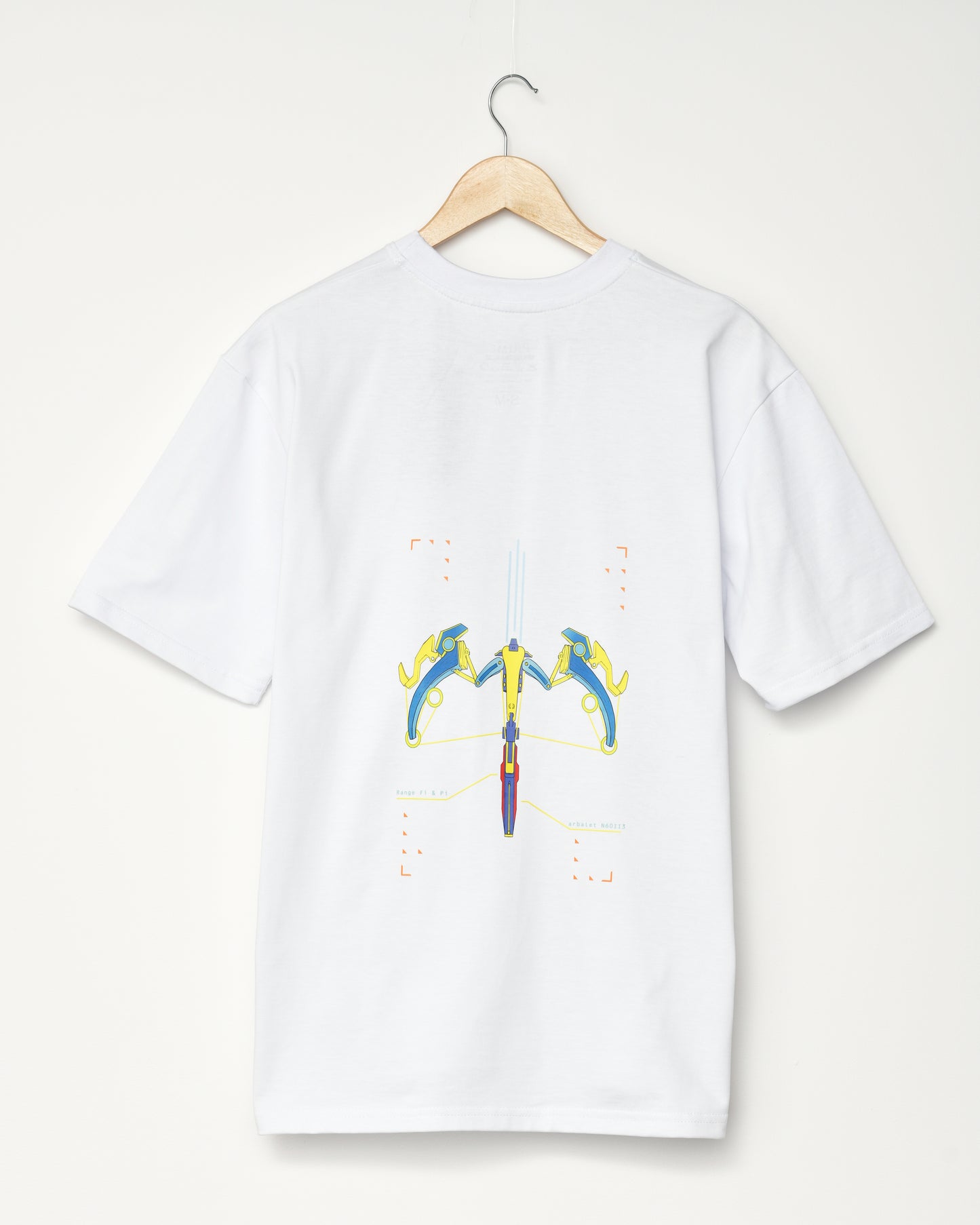 Cyber Haik - White Graphic Tee (Over Size)