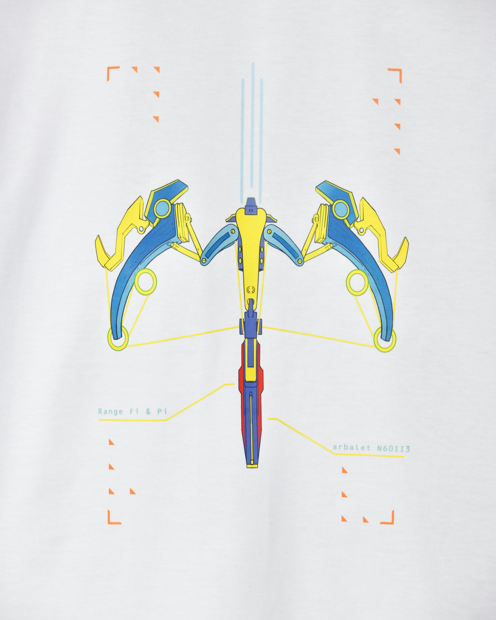 Cyber Haik - White Graphic Tee