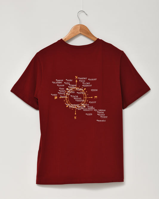 Armenian mountains - Burgundy T-Shirt