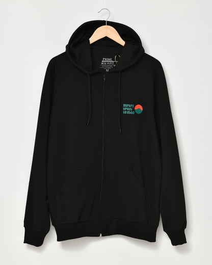 Let the Mountain Sing – Vardablur Black Zip Hoodie