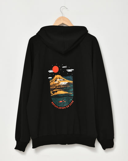 Let the Mountain Sing – Vardablur Black Zip Hoodie