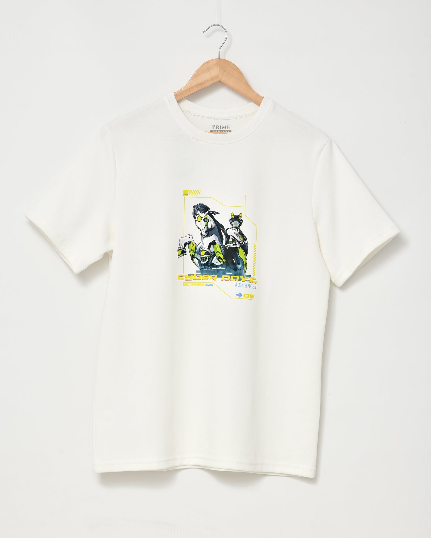 Cyber Davit of Sassoun - Off-White Graphic Tee