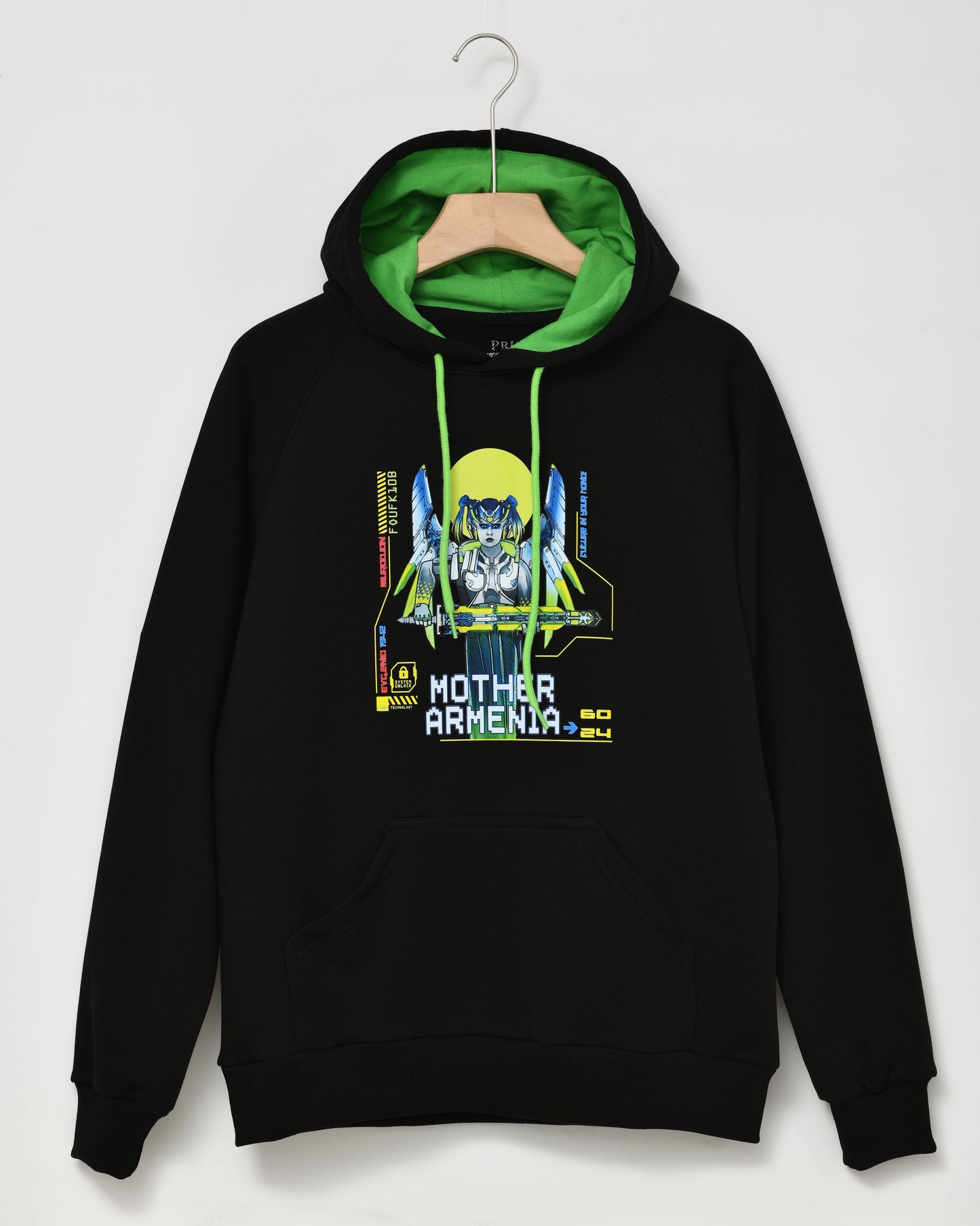 Mother Armenia - Future in Your Hands kids - Black - Neon