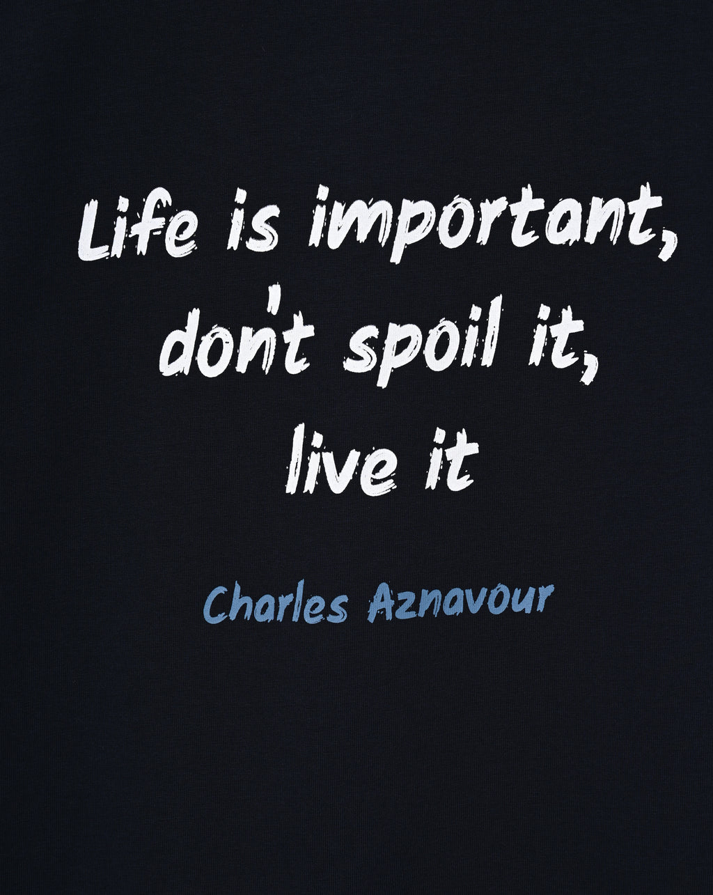Charles Aznavour - Life is important, don't spoil it, live it