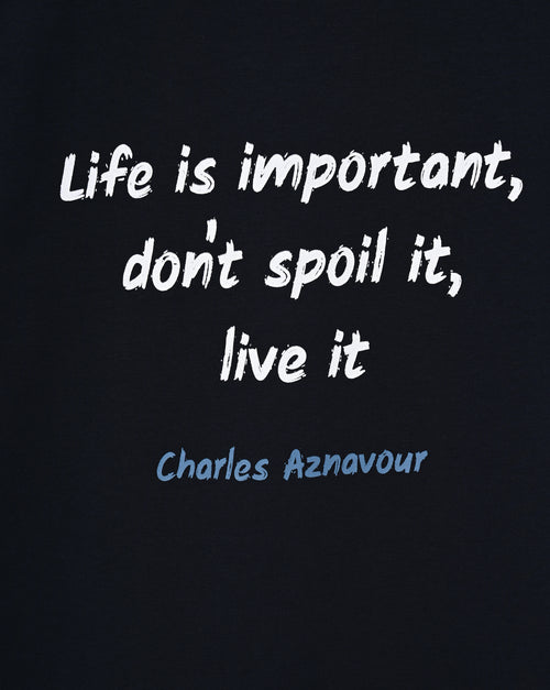 Charles Aznavour - Life is important, don't spoil it, live it