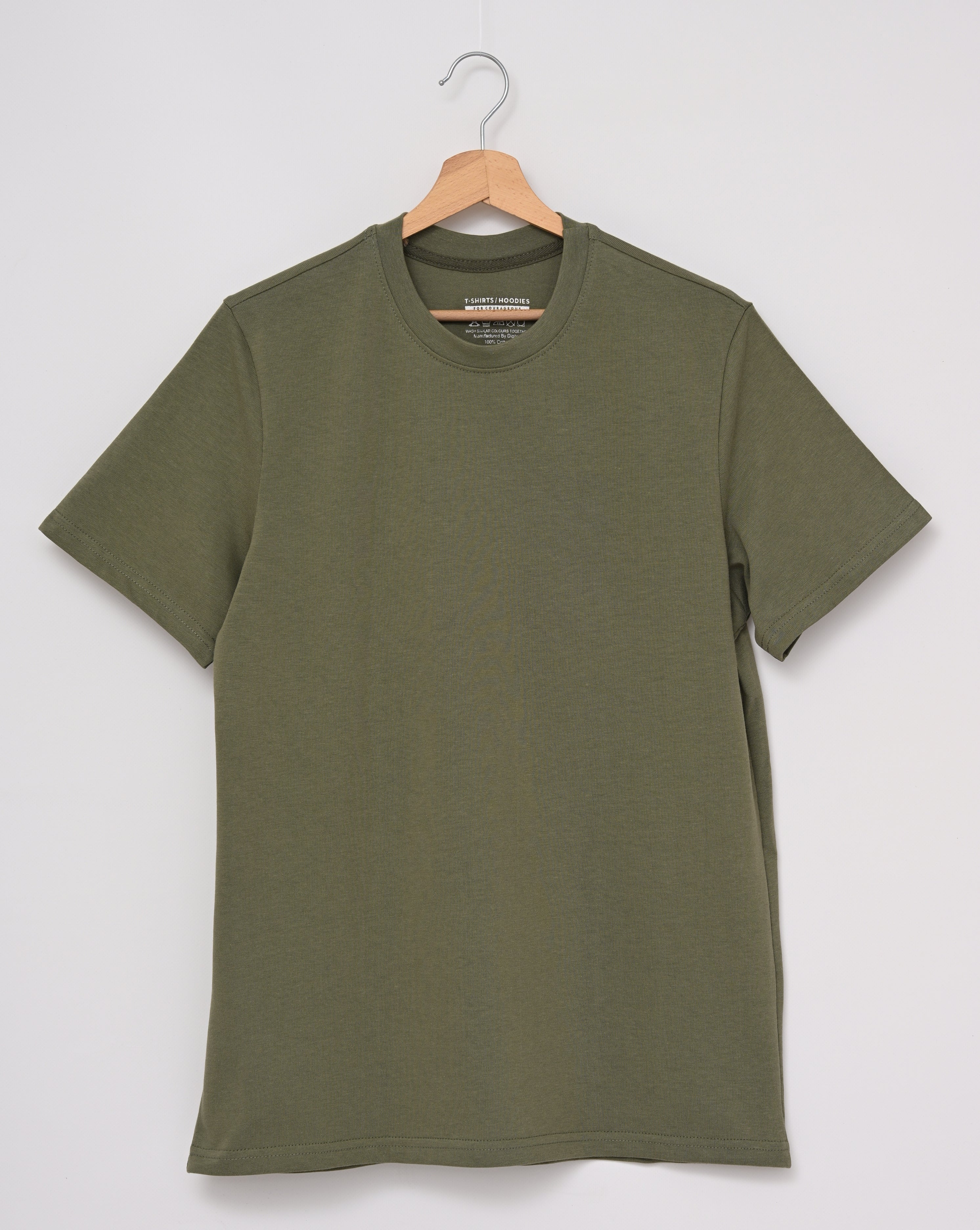 Simple khaki green t-shirt