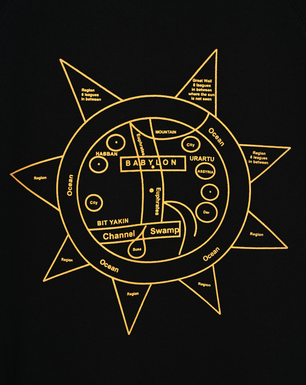 The Babylonian Map of the World - Sweatshirt