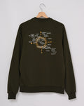 The Mountain Map of Armenia - Sweatshirt