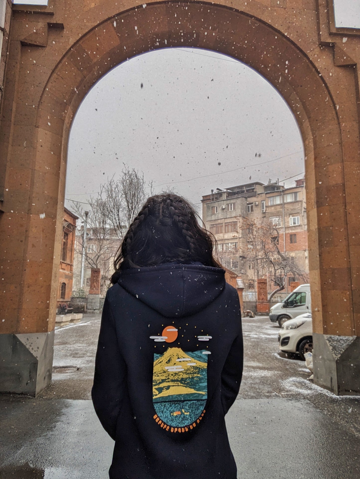 Let the Mountain Sing – Vardablur Black Zip Hoodie